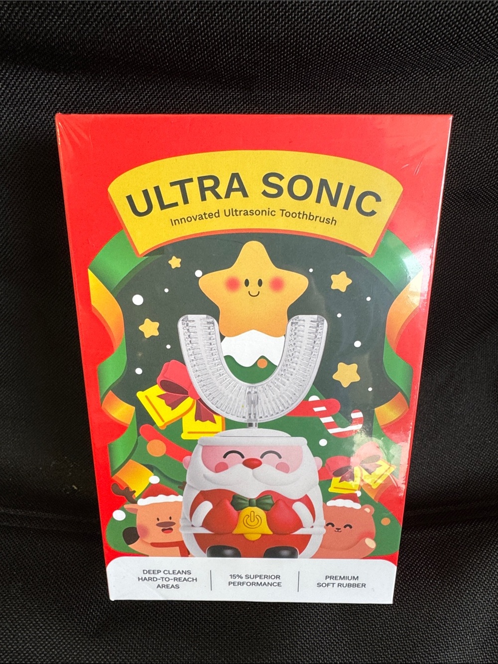 Ultra Sonic Innovated Ultrasonic Toothbrush - Red Holiday Packaging